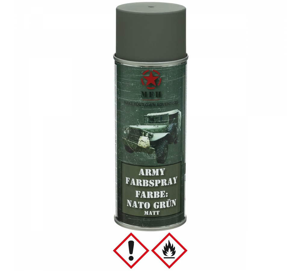 Army Farbspray NATO GRÜN matt 400 ml