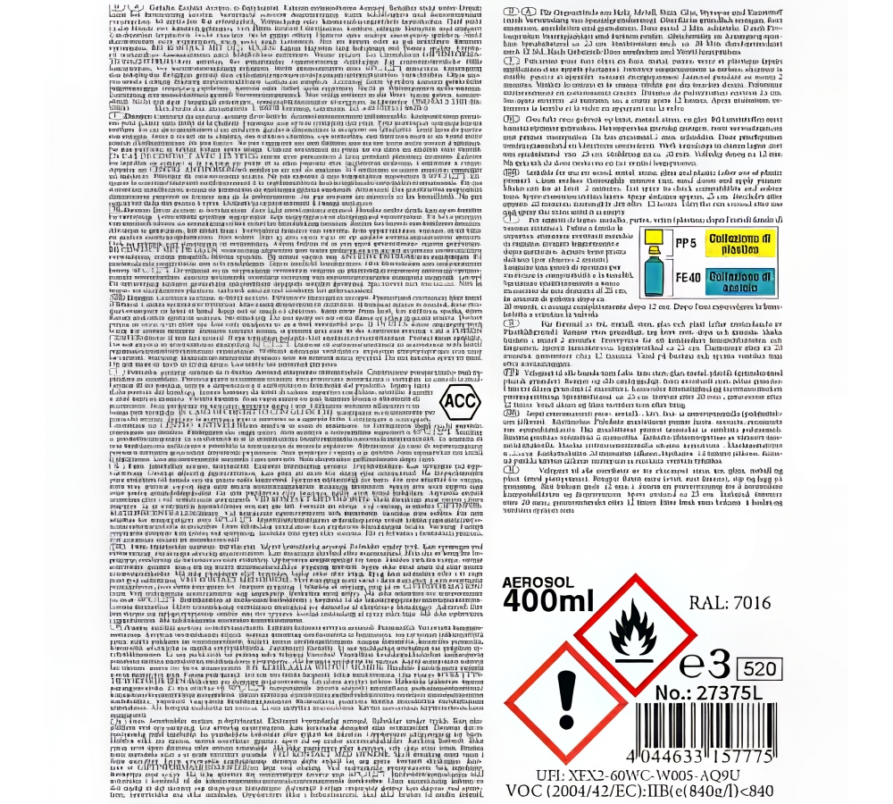 Army Farbspray WH PANZERGRAU matt 400 ml