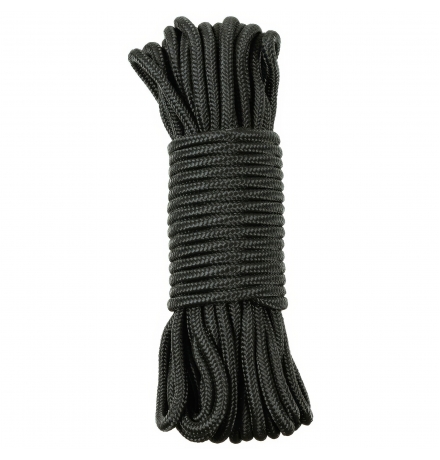 Seil schwarz 5 mm 15 Meter