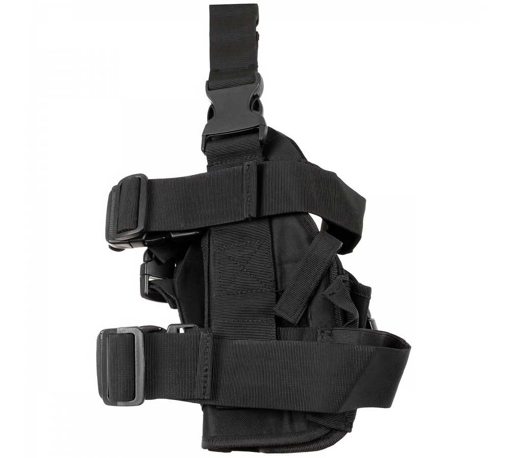 Pistolenbeinholster schwarz rechts
