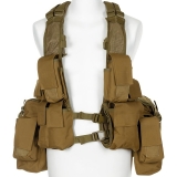 Tactical Weste div. Taschen coyote tan