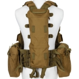 Tactical Weste div. Taschen coyote tan