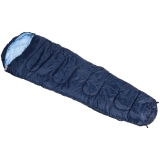 Mumienschlafsack blau 2-lagige Füllung