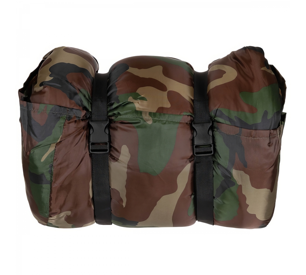 Israel. Pilotenschlafsack woodland 2-lagige Füllung