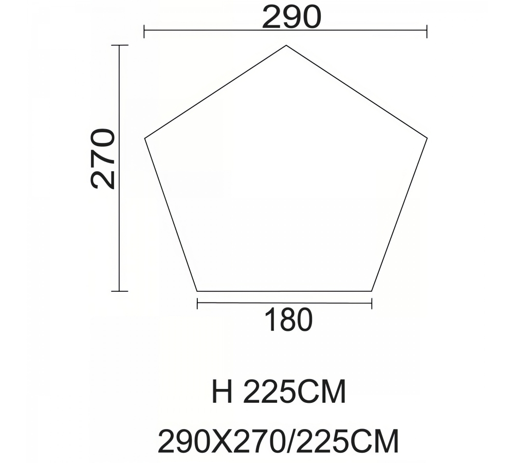 Indianer Zelt "Tipi" oliv