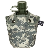 US Plastikfeldflasche 1 l Hülle AT-digital BPA-frei