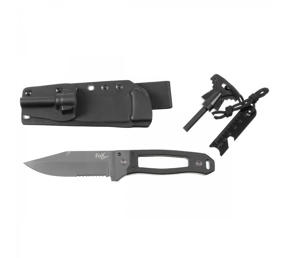 Messer „Scorpion“, G10-Griff, Kydex-Scheide – MFH