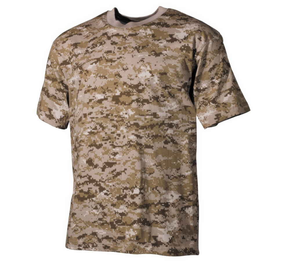 Camiseta de EE. UU. de manga corta desierto digital 170 g/m²