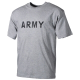 T-Shirt printed "Army" grey