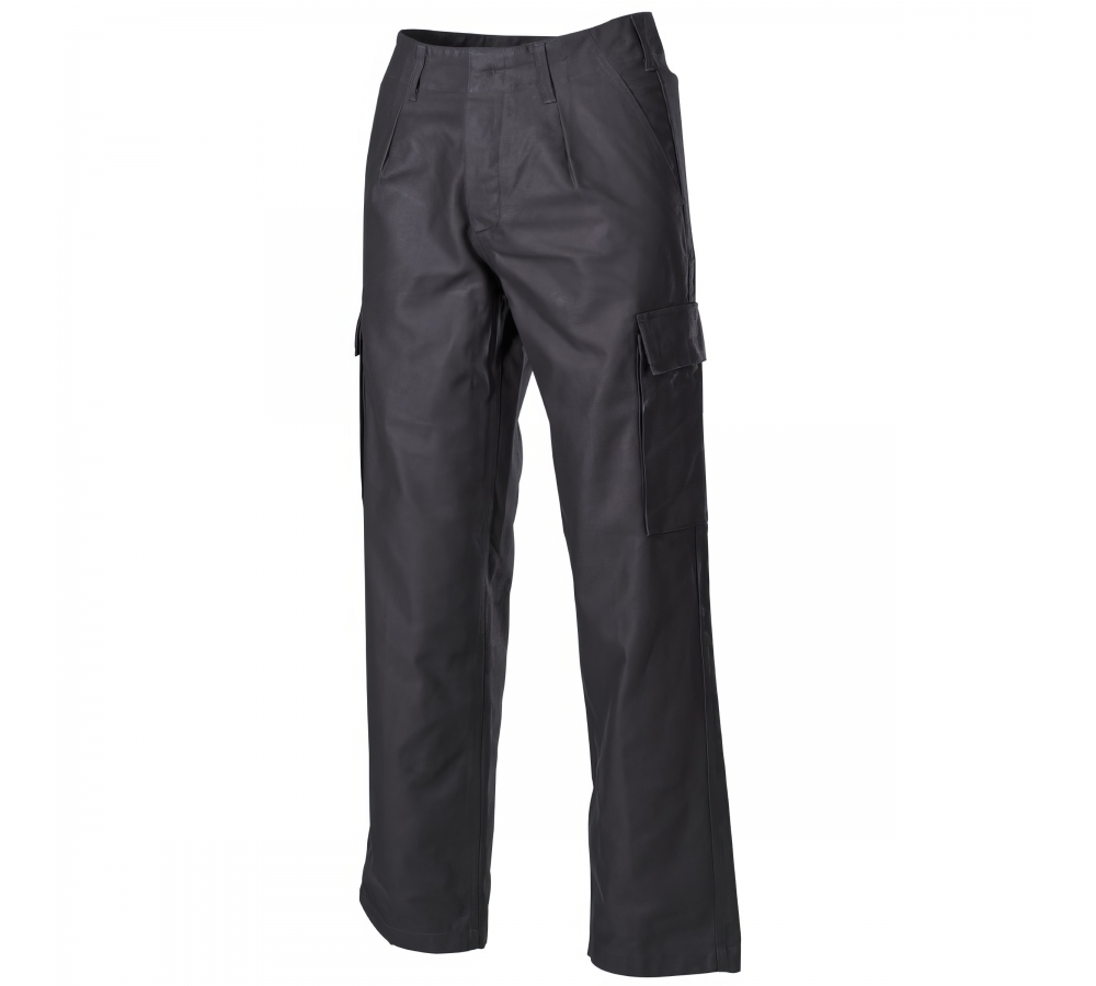 Pantalon BW Moleskine noir grandes tailles