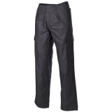 Pantalon BW Moleskine noir grandes tailles