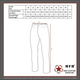 Pantalon BW Moleskine noir grandes tailles