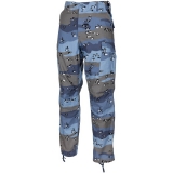 US Kampfhose BDU Rip Stop chocolate chip blue camo