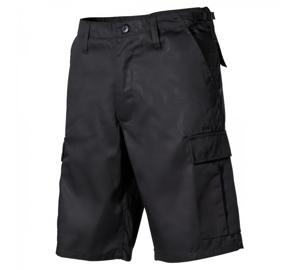 Bermudas BDU noir poches jambe