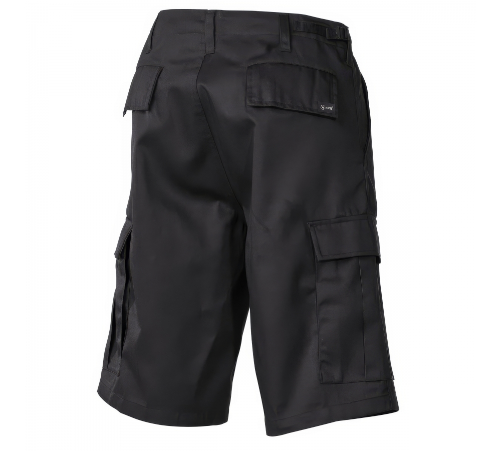 Bermudas BDU noir poches jambe