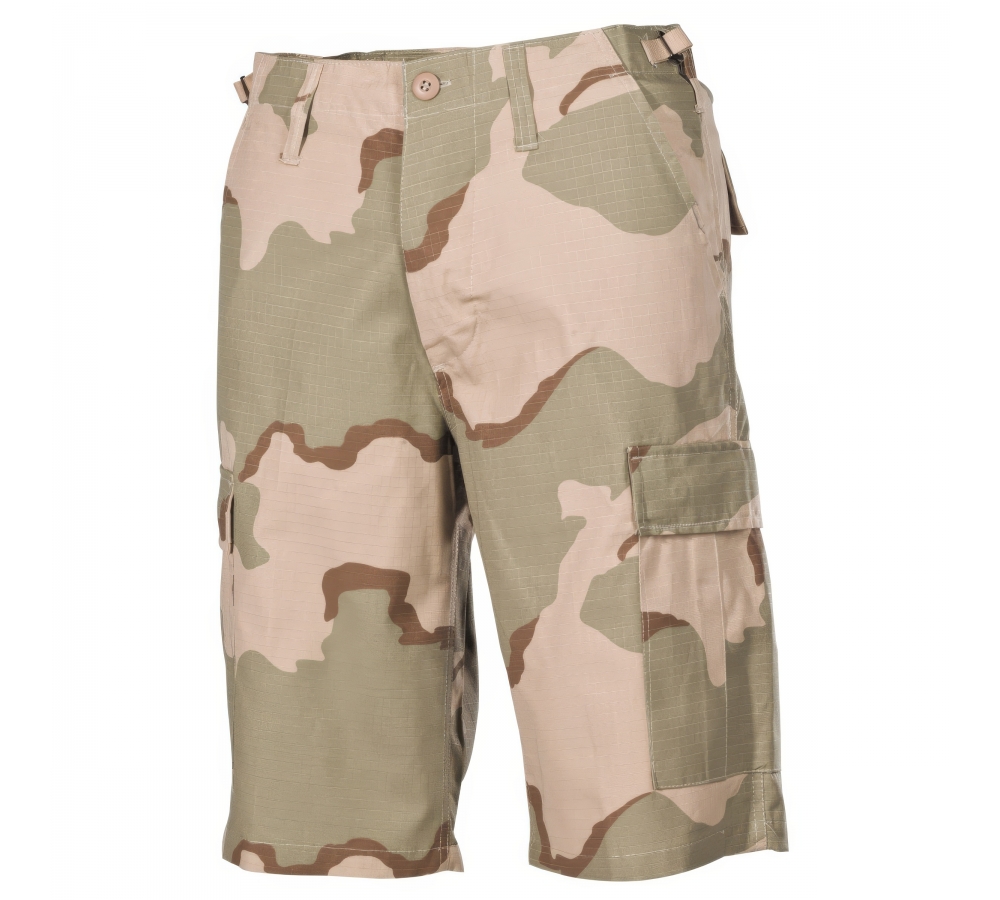 Bermudas BDU Rip Stop 3 col. désert