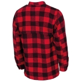 Camicia boscaiolo a quadri rosso-nera