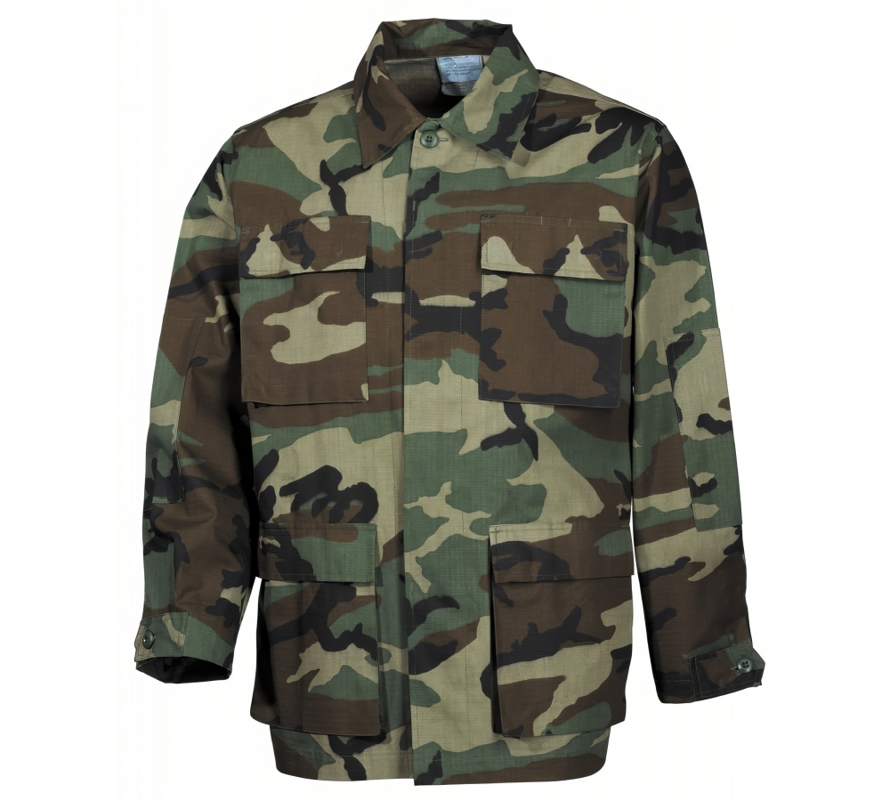US BDU Kurtka Polowa Rip Stop woodland