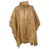 Poncho Rip Stop coyote tan ca. 144 x 223 cm