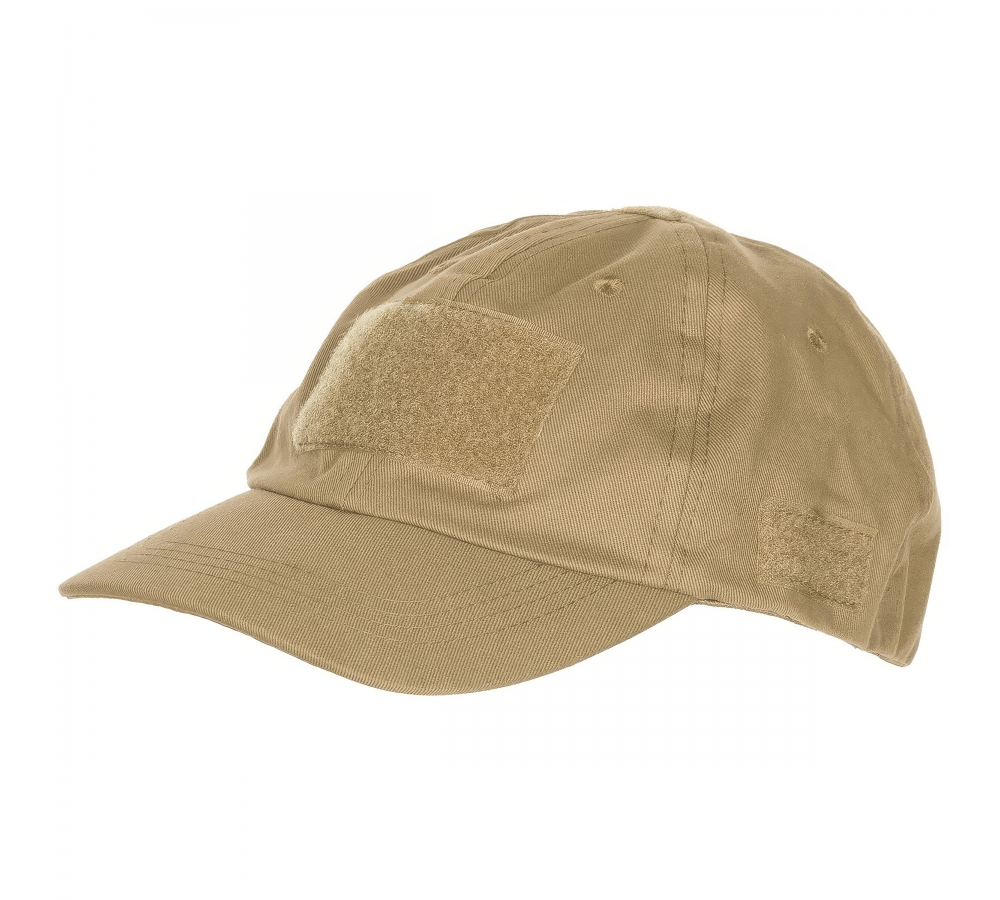 Einsatz-Cap mit Klett coyote tan