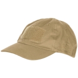 Einsatz-Cap mit Klett coyote tan