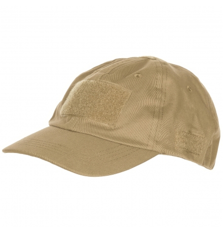 Einsatz-Cap mit Klett coyote tan