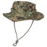 US GI Buschhut Kinnband GI Boonie Rip Stop dig. woodl.