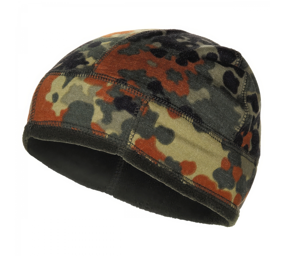 BW Mütze Fleece flecktarn