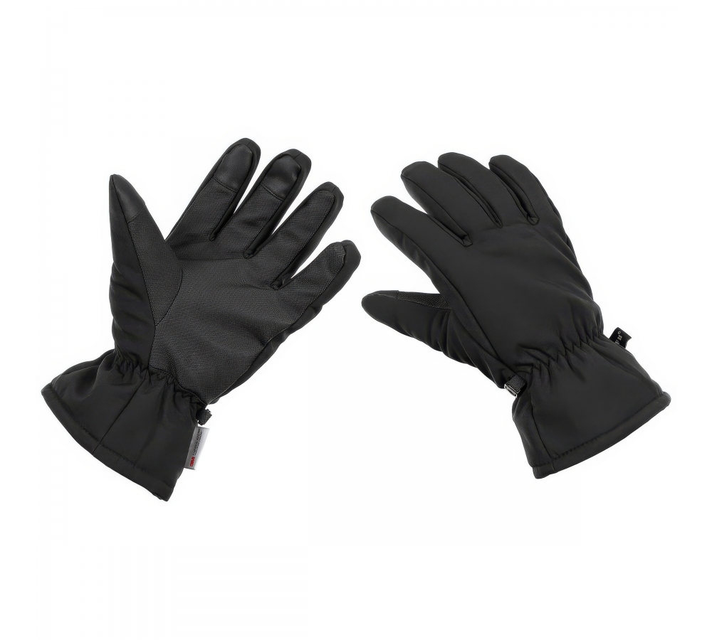 Перчатки Softshell черные Утеплитель 3M™ Thinsulate™