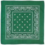 Bandana oliv-schwarz ca. 55 x 55 cm Baumwolle