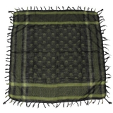 Halstuch "Shemagh" oliv-schwarz mit Totenkopf