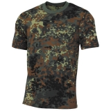 Kinder T-Shirt "Basic" flecktarn 140-145 g/m²
