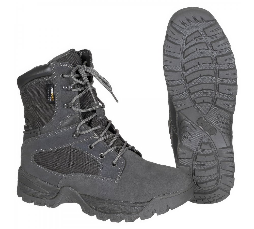 Stiefel "Mission" Cordura gefüttert urban grau
