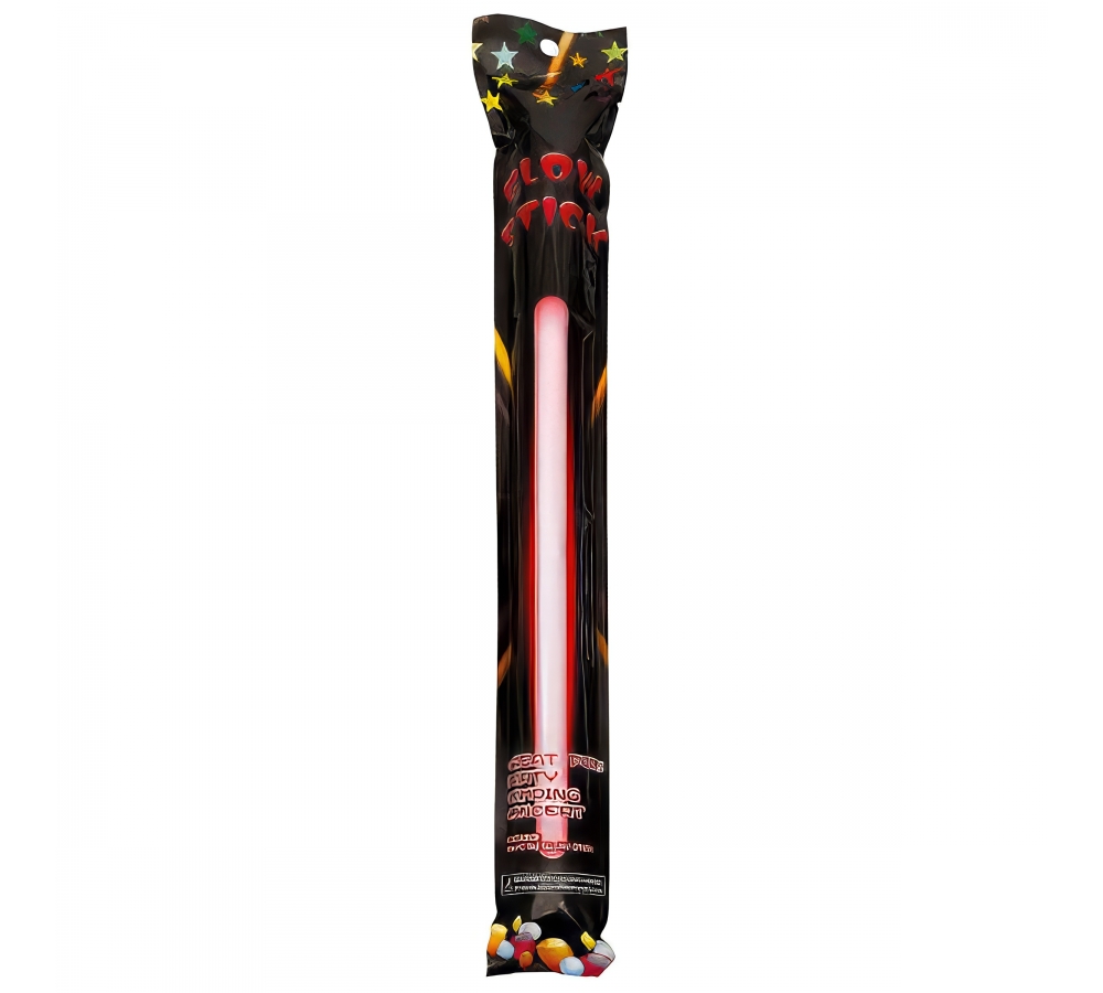 Glow Stick large red 35 x 2.5 cm