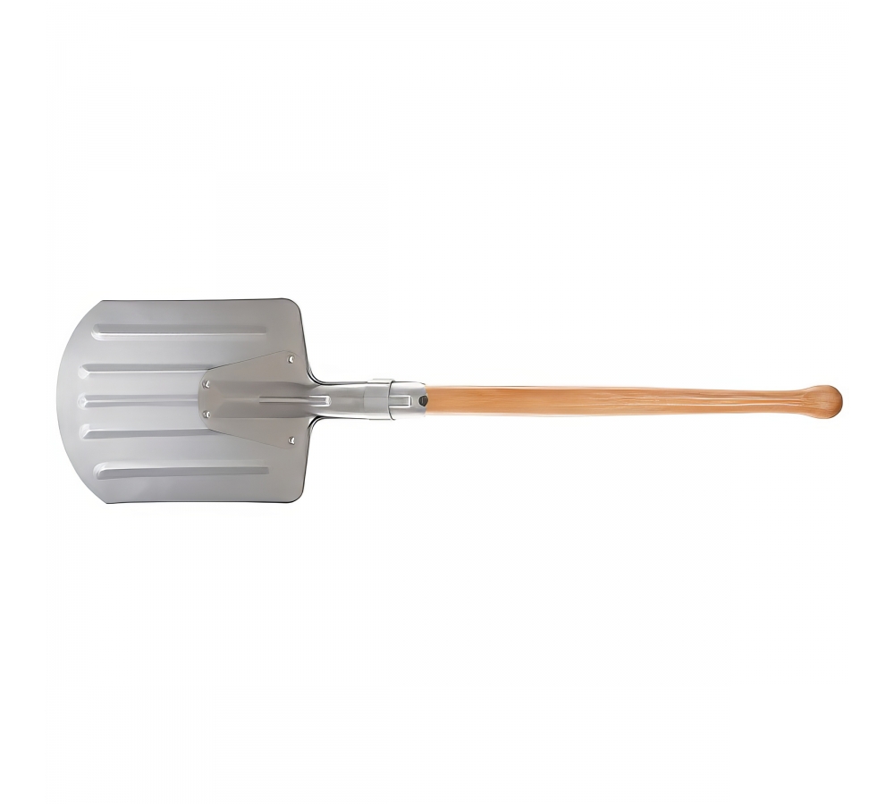 NO Snow Shovel dismountable aluminium/wood