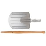 NO Snow Shovel dismountable aluminium/wood