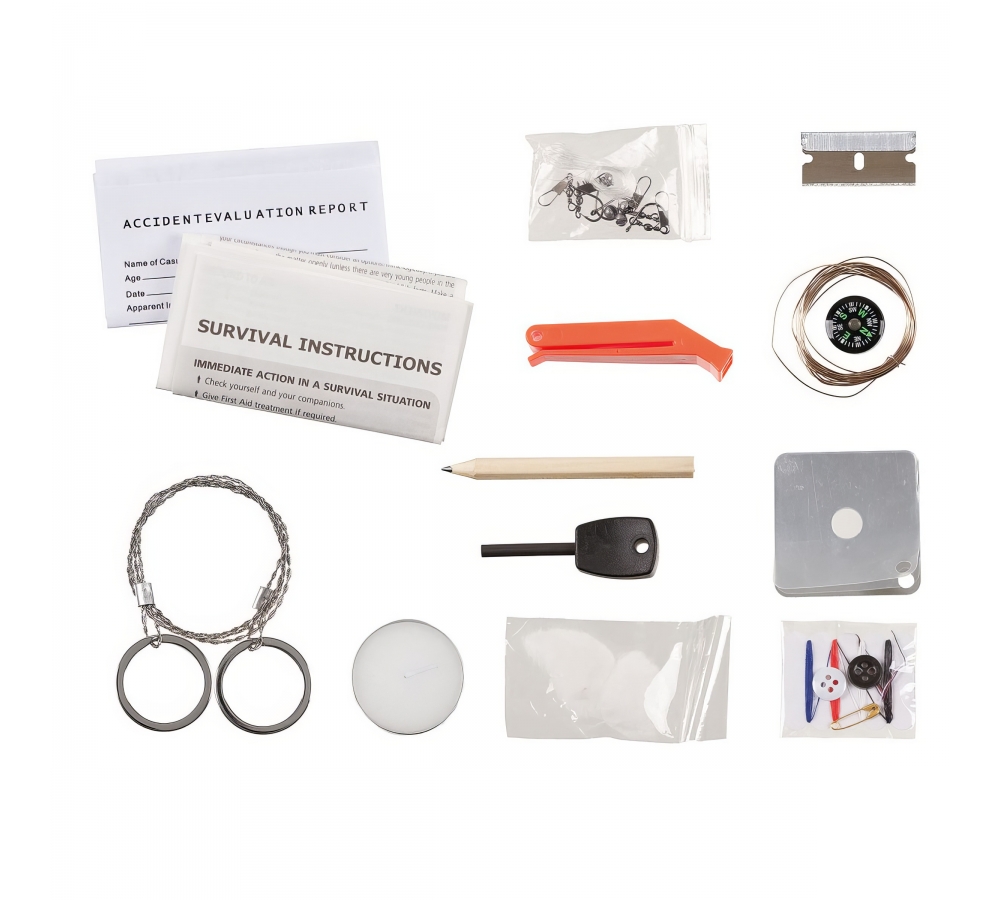 Survival Kit small 22-part black