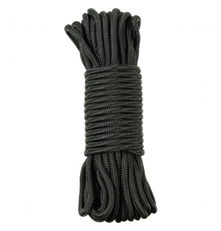 Seil schwarz 7 mm 15 Meter