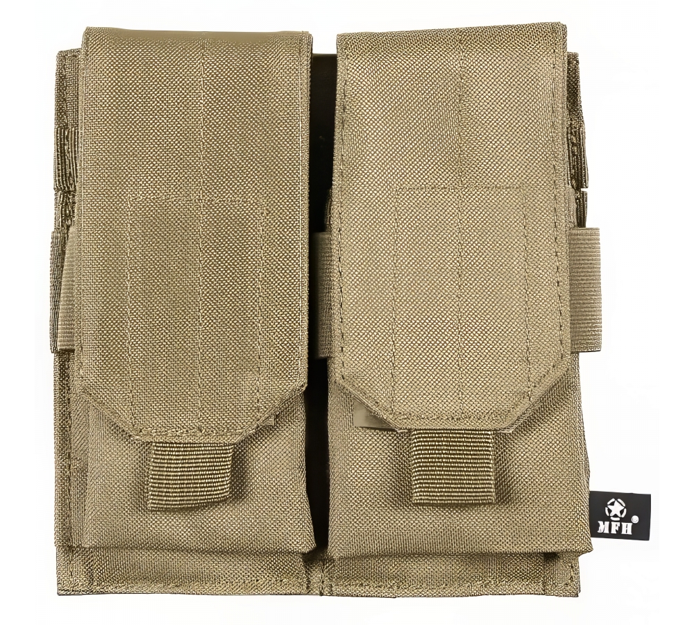 Magazine Pouch double "MOLLE" coyote tan