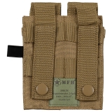 Magazine Pouch double small "MOLLE" coyote tan