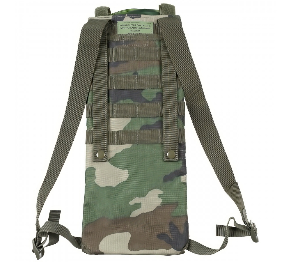 Trinksystem "MOLLE" 2,5 l mit TPU-Beutel woodland