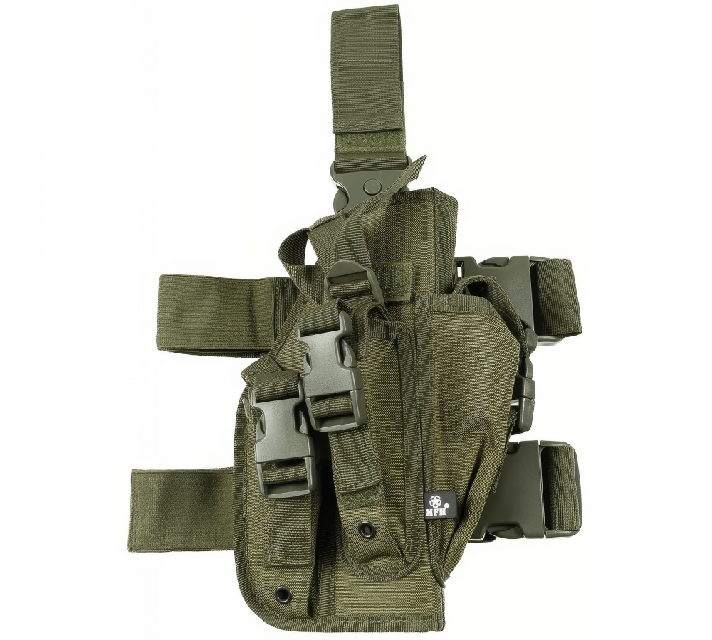 Leg Holster OD green right