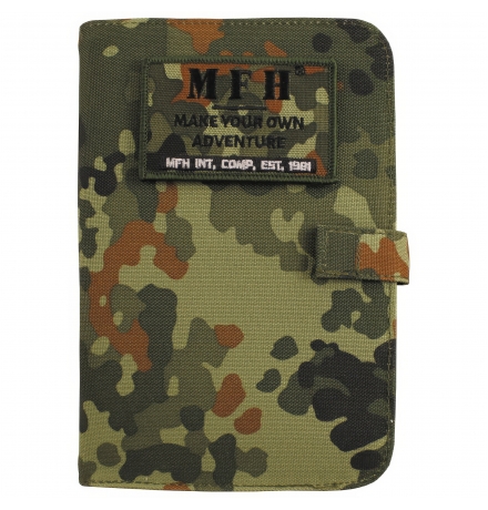 Planner "A6", with Velcro Panel, Flecktarn, MFH