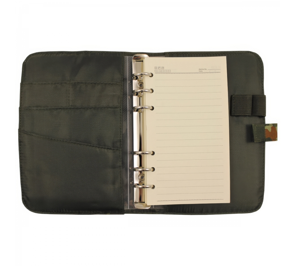 Planner "A6", with Velcro Panel, Flecktarn, MFH