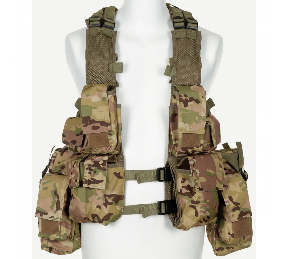 Tactical Weste div. Taschen operation-camo