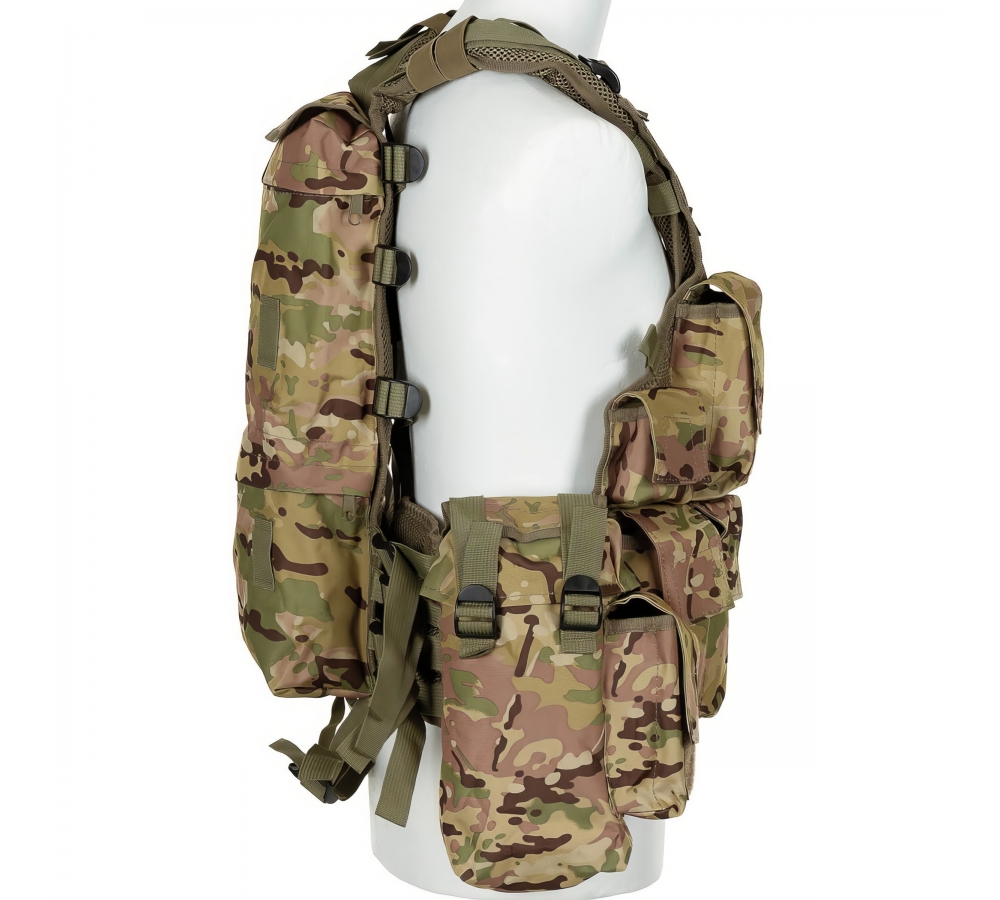 Tactical Weste div. Taschen operation-camo
