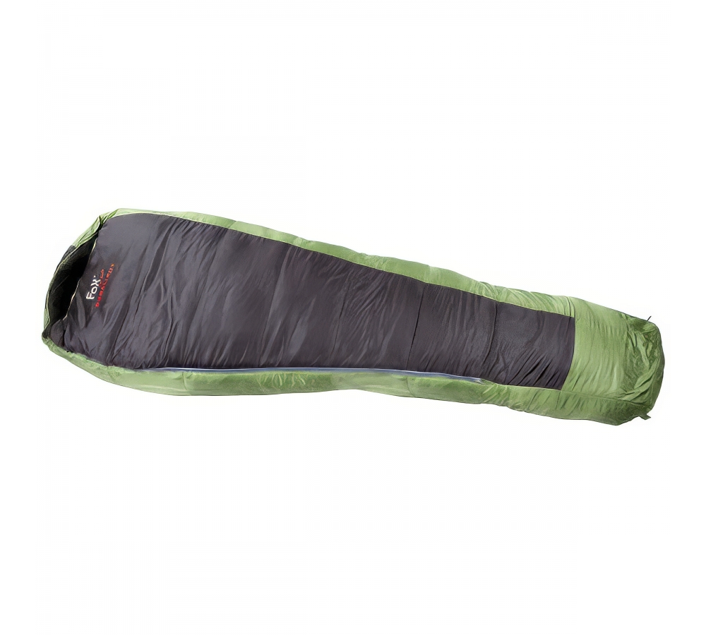 Schlafsack "Duralight" oliv-schwarz