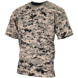 US T-Shirt halbarm digital urban 170 g/m²