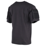 US T-Shirt halbarm schwarz mit Ärmeltaschen