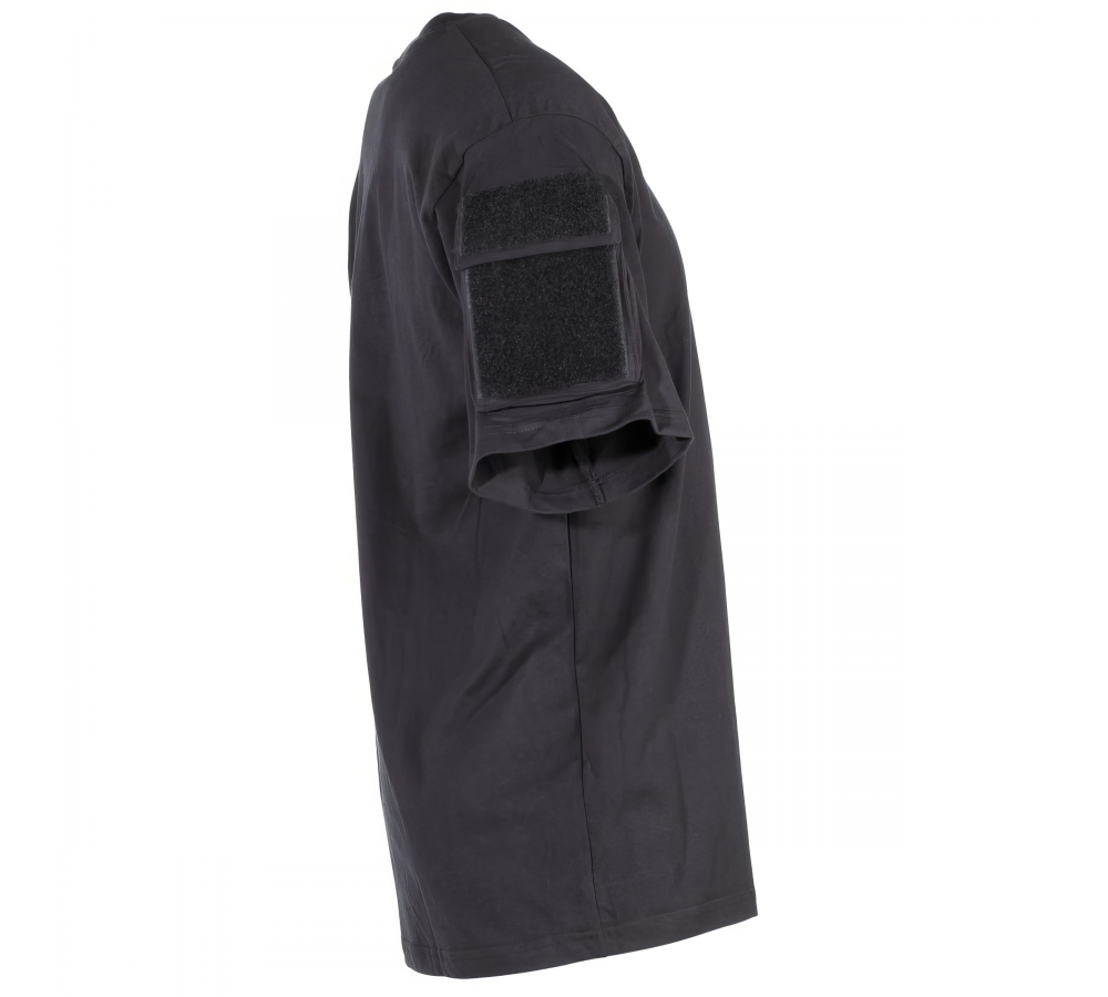 US T-Shirt halbarm schwarz mit Ärmeltaschen